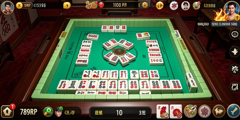 Tampilan gameplay Mahjong yang mengasyikkan di 789RP.