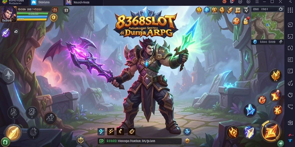 Tampilan gameplay seru di dunia fantasi ARPG 8368SLOT.
