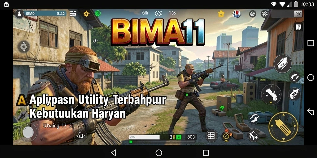 Screenshot utama BIMA11 menampilkan antarmuka pengguna yang intuitif.