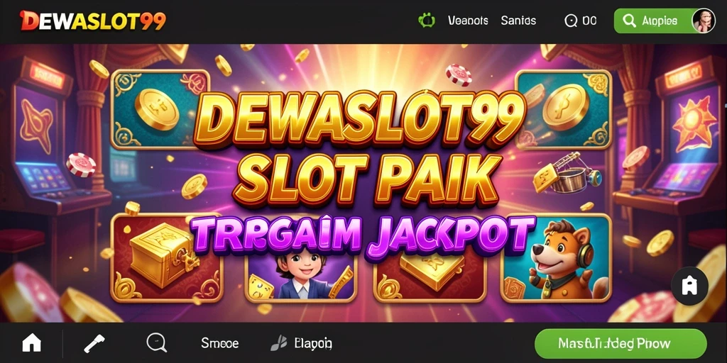 Screenshot gameplay DEWASLOT99 menampilkan gulungan slot yang menarik.