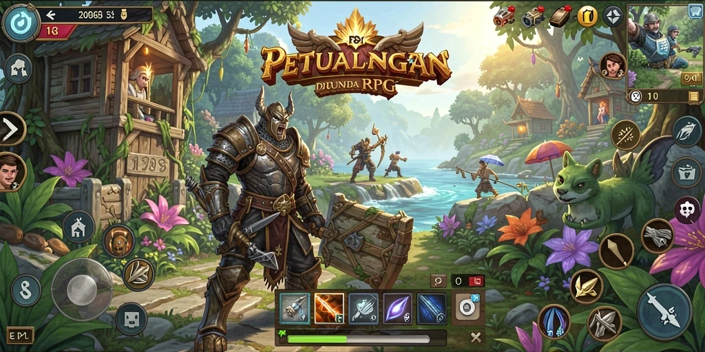 Gameplay menarik FO8 dengan pertarungan strategis RPG.