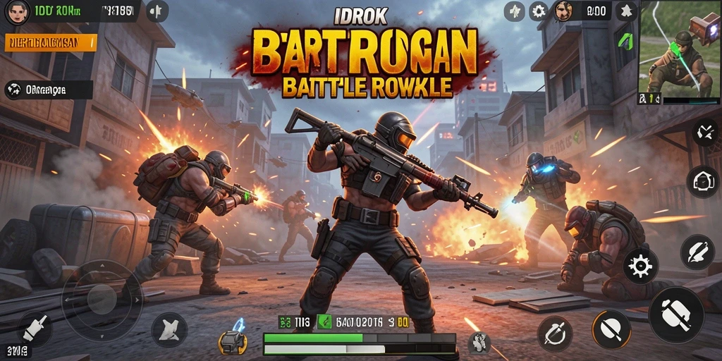 Tampilan aksi mendebarkan dalam pertempuran Battle Royale di IDROK.