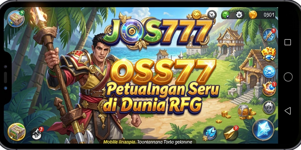 Tampilan screenshot JOSS777 menunjukkan aksi pertempuran seru dalam dunia RPG.