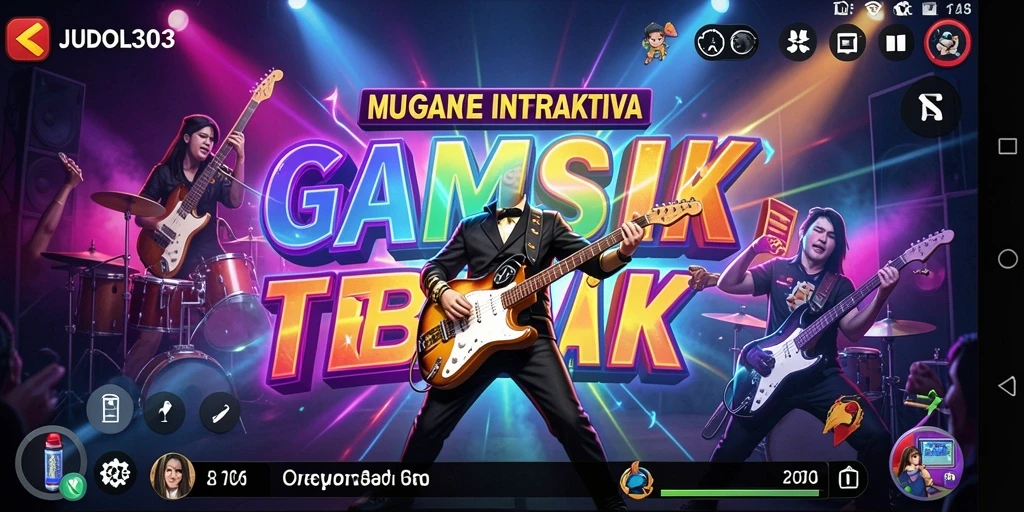 Tampilan menarik dari gameplay JUDOL303 dengan lagu-lagu seru.