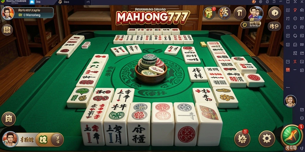 Tampilan gameplay MAHJONG777 yang menarik dan interaktif.