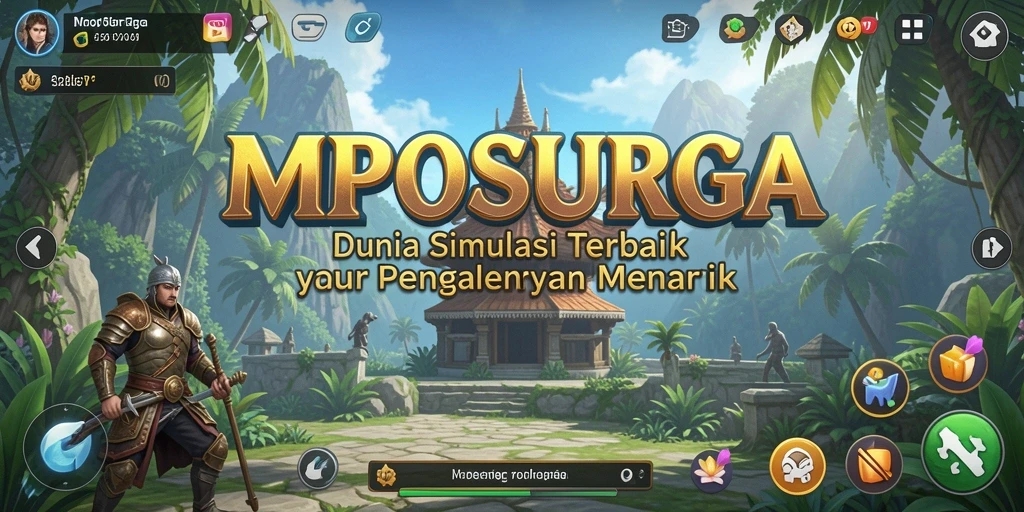 Tampilan gameplay MPOSURGA dengan grafis menawan dan interaksi menarik.