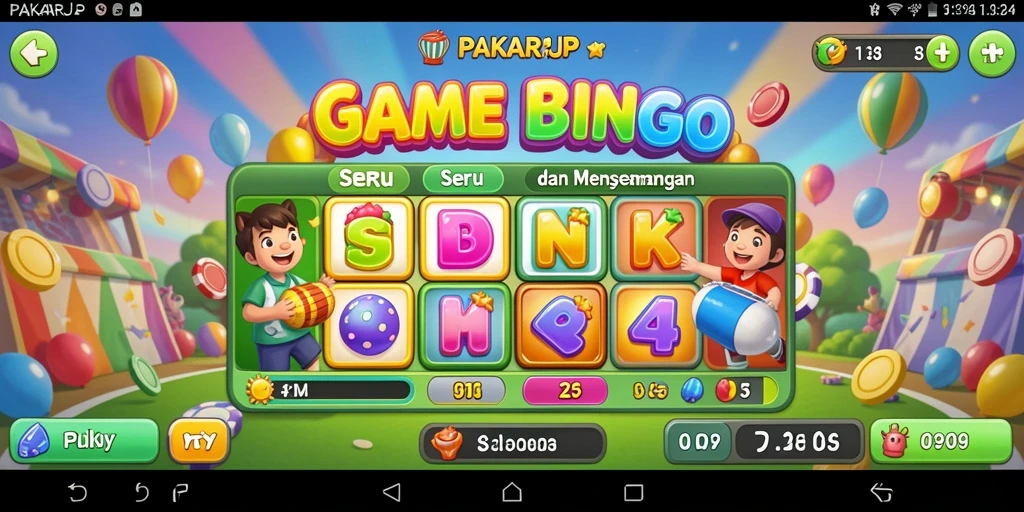 Tampilan menarik gameplay Bingo di PAKARJP.