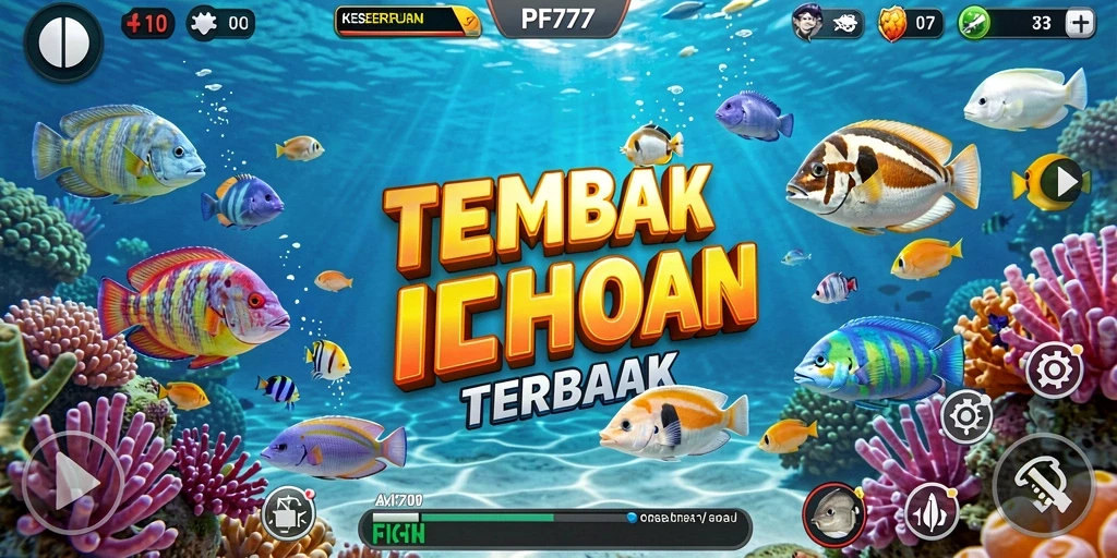 Screenshot gameplay PF777 yang menampilkan aksi Tembak Ikan seru.
