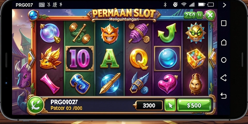 Tampilan gameplay Slot PRG007 yang seru dan menarik.